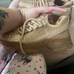 Steve Madden Gold Sequin Sneakers Photo 1