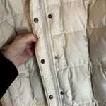 The North Face 600 Fill Vintage Puffer Parka Womens Size Large Cream Silver 2008 Photo 3
