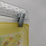 Unbranded Yellow Floral Sheer Scarf Long Rectangle Accessory Orange Photo 7