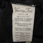 Vanity Fair Vintage  Dainty Black Half Slip Skirt Dress Lace Trim Small Side Slit Photo 6