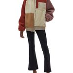 Helmut Lang patchwork faux shearling shaggy fleece unisex jacket size XS NWT Photo 18