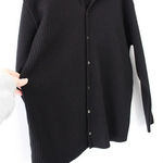 Kit Karson Vintage Wool Knit Polo Cardigan Sweater Photo 4