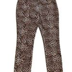 INC International Concepts High Rise Skinny Animal Print Ankle Pants Stretch 6 Photo 0
