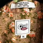 Cruel Girl Pearl snap striped green button down long sleeve shirt size XL Photo 1