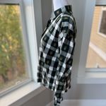 Vintage Maggie & Max Forest Green White Woven Plaid Embroidered Acorn Shirt PL Size L Photo 9