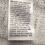 Chico's Chico’s Women’s White Tier Sleeve Fringe Cha Cha Sleeve Cardigan Sz Med (1) Photo 8