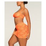 SKIMS  Stretch Lace Skirt | Neon Orange Photo 1