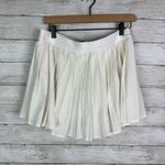 Lululemon Pleated High Rise Tennis Skort White Size 12 Photo 3