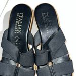 Italian Shoemakers  Black Slide Sandals size 8.5 Photo 10