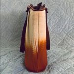 Le SAC Handmade Ombré Bucket Purse Shoulder bag. Orange Photo 5