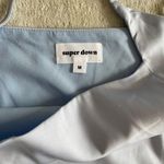 superdown Baby Blue Satin Dress Photo 1