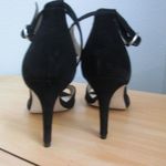 Audrey Brooke New! Black Suede Heels - Sz 8 Photo 3