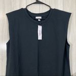 NEW The Drop Mariana Power Shoulder Mini Dress size L Large NWT Black Photo 4