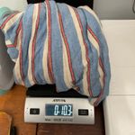 Monteau Striped Button Front Midi Shirt Dress with Belt Size S Photo 5