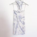 ZARA  Tie Dye Bodycon Mini‎ Dress Blue Size Medium Photo 7