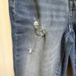 SO  Jeans Womens Size 0 Long 24 W Super High Rise‎ Jegging Blue Ripped Distressed Photo 2