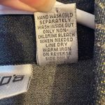 Chico's  Denim Jacket Size 1 Beaded‎ Embellished Floral Zip Up Dark Wash Photo 5