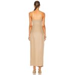 NWT Atoir Turned Around Dress in Bronze Size 4 Tan Photo 3