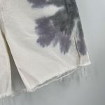 EDWIN Jean Shorts Size 26 Denim Tie Dye NWT Cai 7” Horizon White Gray Side Slit Photo 14