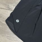 Lululemon Hotty Hot Short 4" Black Running Shorts OVA Logo Size 4 Tall Photo 2