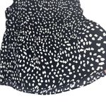 None Women’s Casual Floral Print Cap Sleeve Ruffle Neck Loose Babydoll Shirt Photo 5