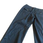 St. John Sport x Marie Gray Black Cropped Length Pants Slacks Gold Zip Size 4 Photo 8