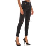 AGOLDE Nico Button Fly High Rise Slim Jeans in Cassette Size 31 Photo 1