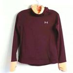 Under Armour Women’s CG Reactor Run Funnel Warm-Up Top | Size Small | Maroon Photo 9