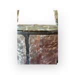 Vintage Lucite Marble Pearl Style Hard Case Handbag Photo 7