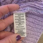Free People  Best Of You Sweater Womens V-Neck Purple Lilac Open Knit M Medium Photo 7