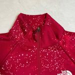 The North Face Mock Neck Full Zip Jacket Size X-Small Lightweight Spotted Print Photo 2