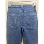 Good American Denim Snakeskin High Rise Straight Leg Jeans Sz 8 / 29 Photo 6