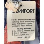 NEW Vintage Frayed Denim Washable Slide Slipper Sandals Red Bandana Insole 6/6.5 Photo 5