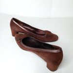 Salvatore Ferragamo  brown suede shoes size 9.5 Photo 6