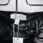 Joie NWT  2 Black Jain Faux Patent Leather Ruffle Mini Skirt Photo 6