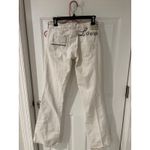 Marlow White Jeans Bootcut Studded‎ Love Design Low Rise Denim Size 28 Photo 3