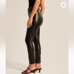 Abercrombie & Fitch A & F Curve Love Vegan Leather Skinny Pant Photo 3