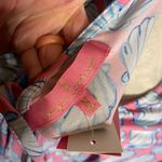 Simply Southern NWT  Pink Shell Print Coverup Babydoll‎ Dress Medium Photo 3