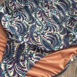 J.Crew  Ratti Bandeau Paisley Print Swimsuit size 8 Photo 5