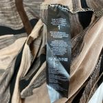 Custo Barcelona  Brown & Black Long Sleeve Striped Mock Turtleneck Top XS Photo 3