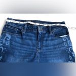 Chico's Perfect Stretch Girlfriend Slim Leg Ankle Jeans Size US 4 Floral Print Photo 5