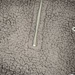 PINK - Victoria's Secret Victoria Secret Pink Womens Small Gray Jacket Sherpa Teddy Pullover 1/4 Zip Photo 5