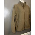 Cabela's Fleece Jacket Womens Medium Brown Full Zip Outdoor Hiking Warm Photo 2