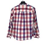 Madewell BROADWAY & BROOME Casual Long Sleeve Button Up Shirt Pink Purple Blue S Photo 6