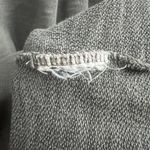 Gap  MEDIUM Gray Sweater Dress Long Sleeve Lagenlook with Pockets Distressed Fade Photo 10