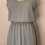 Show Me Your Mumu  ‘Kendall’ Maxi dress in silver sage crisp S Photo 6