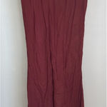 Free People  Cropped Burgundy Pants Photo 0