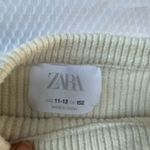 ZARA Cream Ribbed Knit Sweater Photo 1