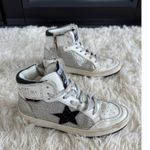 Vintage Havana Womens High Top Sneakers Rhinestone Star White Silver Size 5 Photo 2