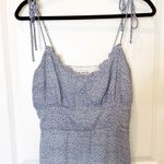 Abercrombie & Fitch Babydoll Dress Womens Medium Sweetheart Neck Ruffles Floral Photo 1